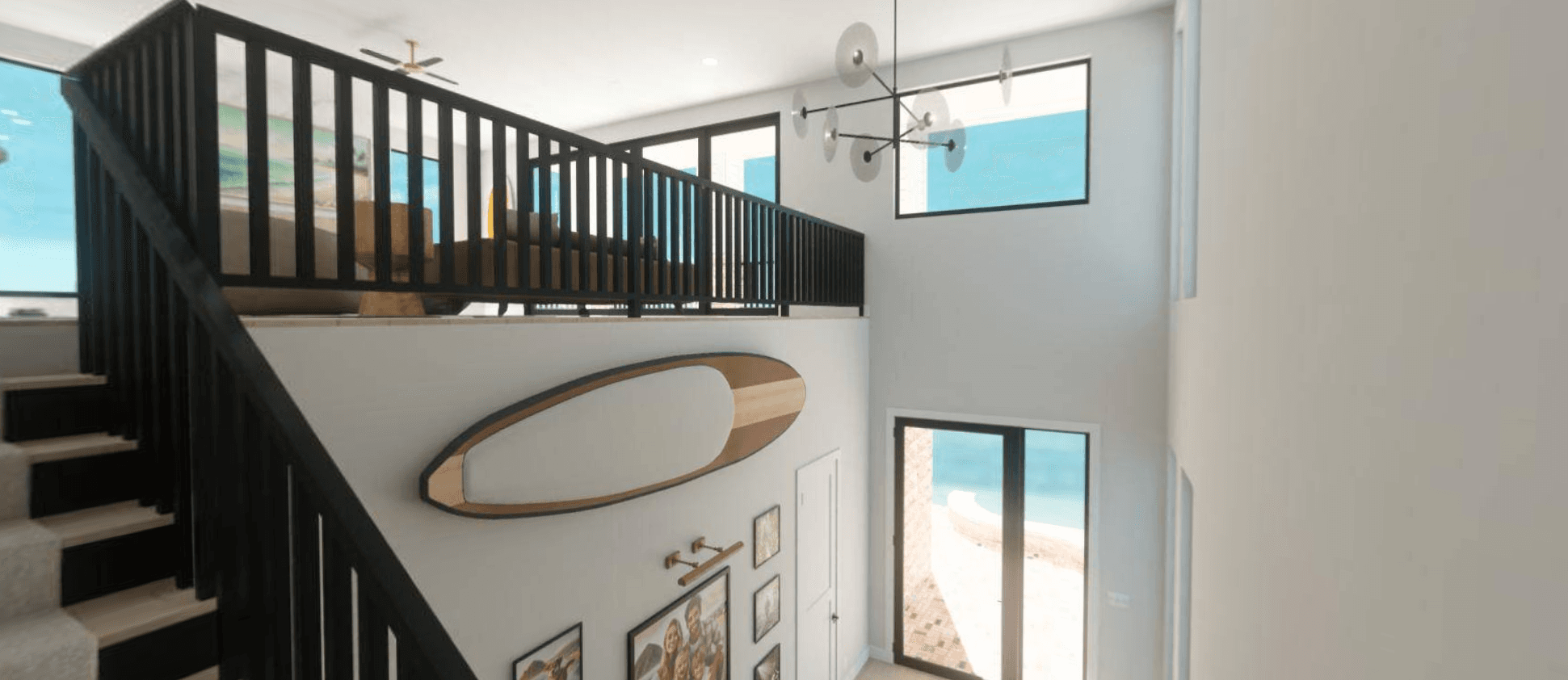 Coastal luxury backdrop